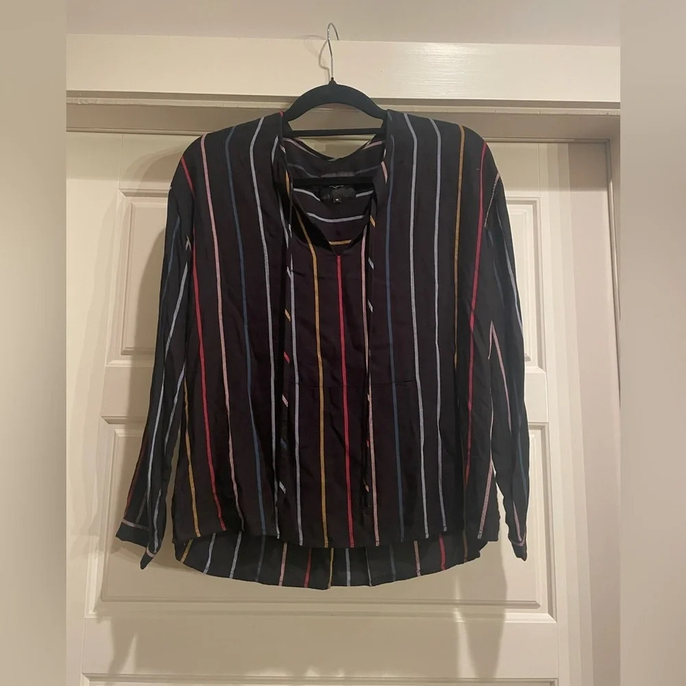Rails Vertical Striped Top